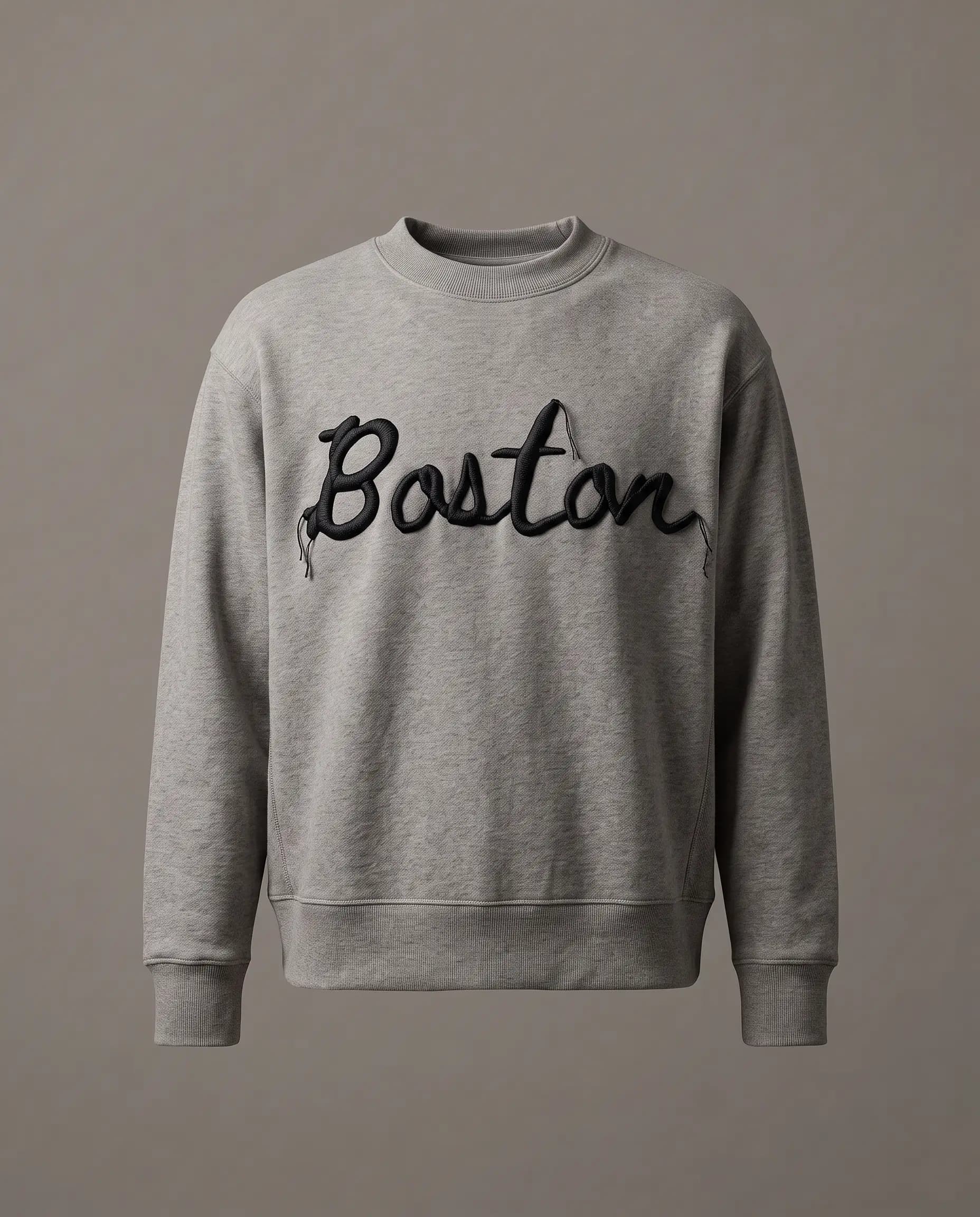 CREWNECK in ASH