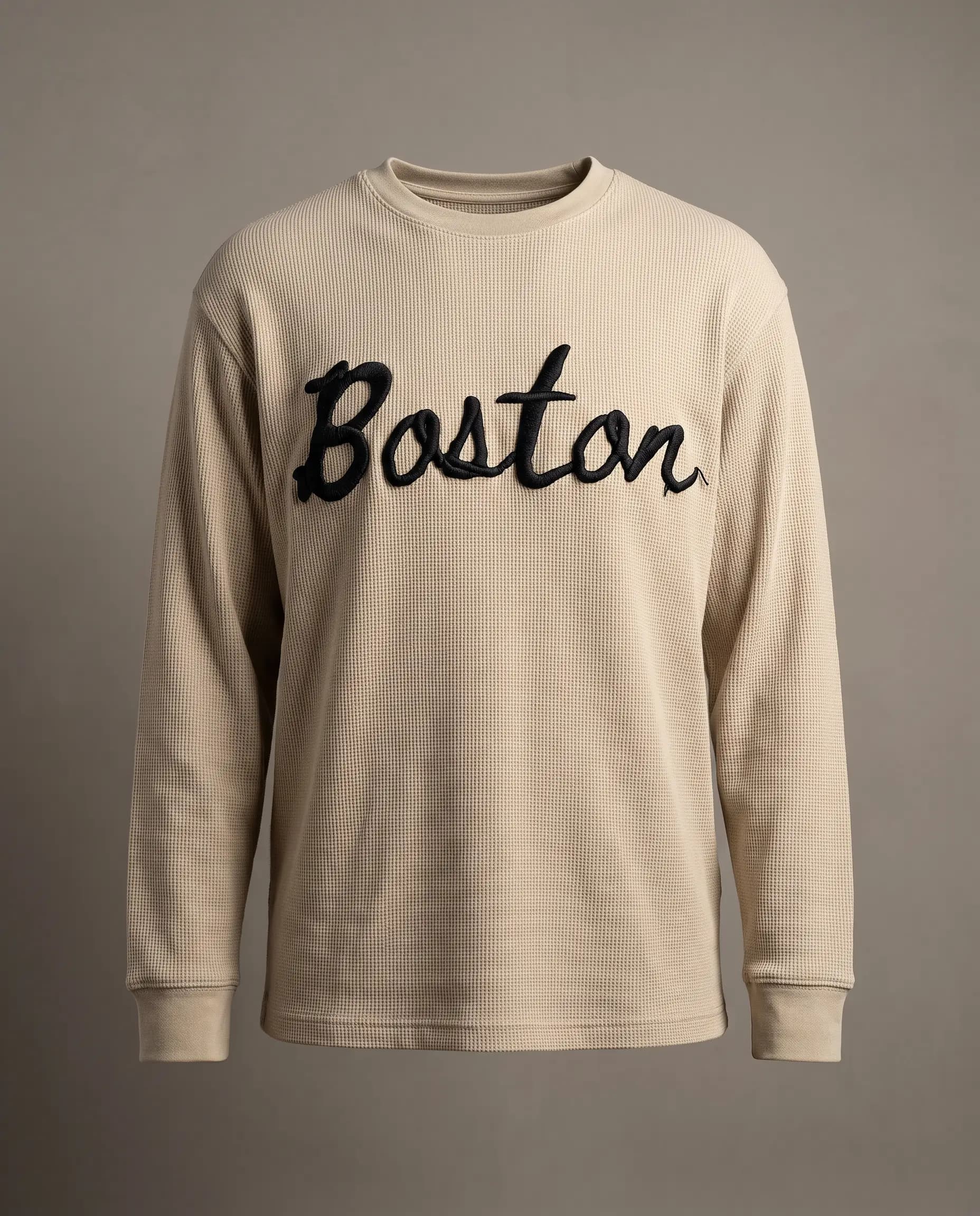 WAFFLE LONGSLEEVE in OAT